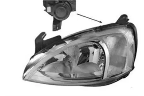 Koplamp links-