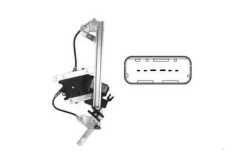 Ruitmechaniek 4Deurs rechts-achter- Ruitmechaniek 4Deurs rechts-achter-