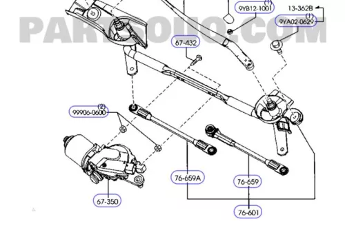 Ruitenwismotor+Mechaniek-8260559