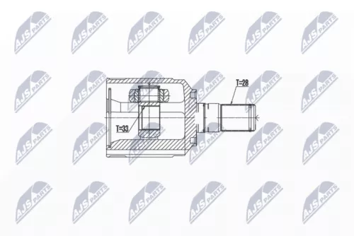 Homokineet reparatie set, aandrijfas