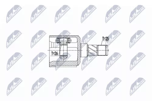 Homokineet reparatie set, aandrijfas