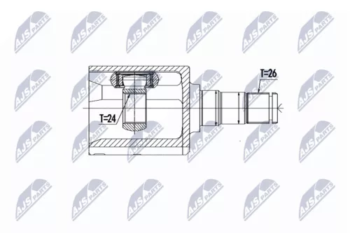 Homokineet reparatie set, aandrijfas