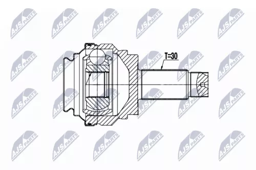 Homokineet reparatie set, aandrijfas
