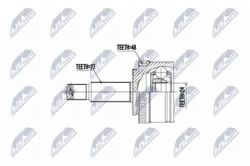 Homokineet reparatie set, aandrijfas