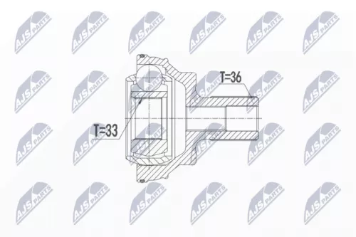 Homokineet reparatie set, aandrijfas