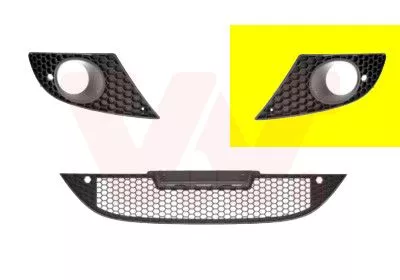 Ventilatiegrille, bumper