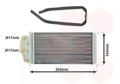 Kachelradiateur, interieurverwarming