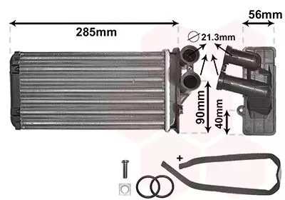Kachelradiateur, interieurverwarming