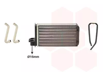 Kachelradiateur, interieurverwarming