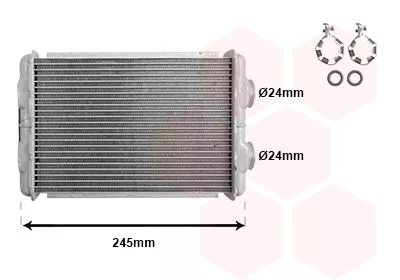 Kachelradiateur, interieurverwarming