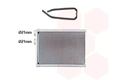 Kachelradiateur, interieurverwarming