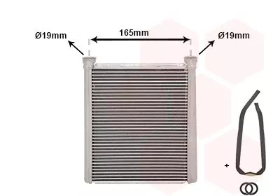 Kachelradiateur, interieurverwarming