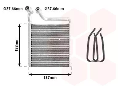 Kachelradiateur, interieurverwarming