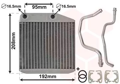 Kachelradiateur, interieurverwarming