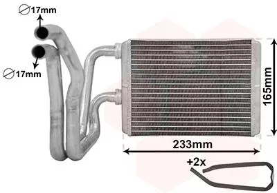 Kachelradiateur, interieurverwarming