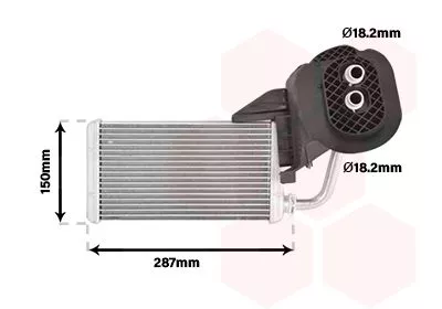 Kachelradiateur, interieurverwarming