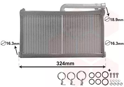 Kachelradiateur, interieurverwarming