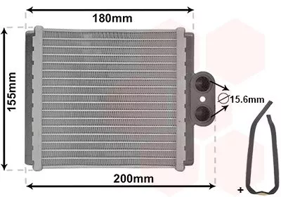 Kachelradiateur, interieurverwarming