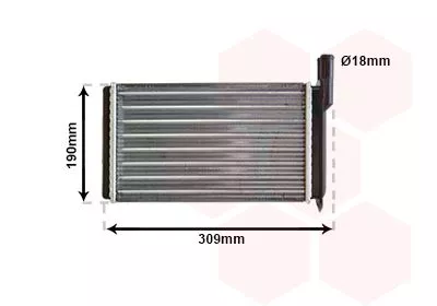 Kachelradiateur, interieurverwarming