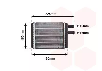 Kachelradiateur, interieurverwarming