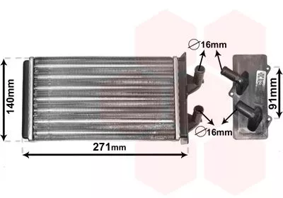 Kachelradiateur, interieurverwarming