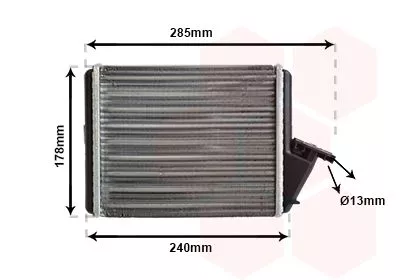 Kachelradiateur, interieurverwarming