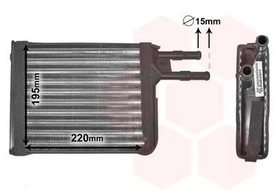 Kachelradiateur, interieurverwarming