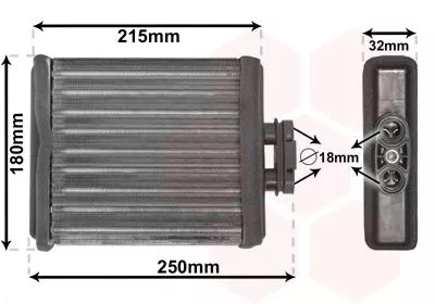 Kachelradiateur, interieurverwarming