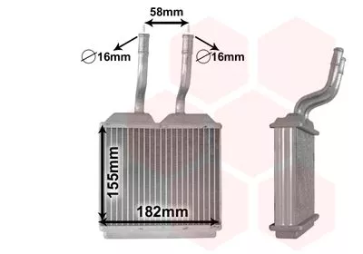 Kachelradiateur, interieurverwarming