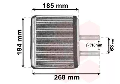 Kachelradiateur, interieurverwarming