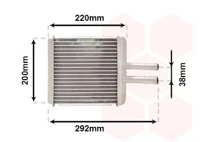 Kachelradiateur, interieurverwarming