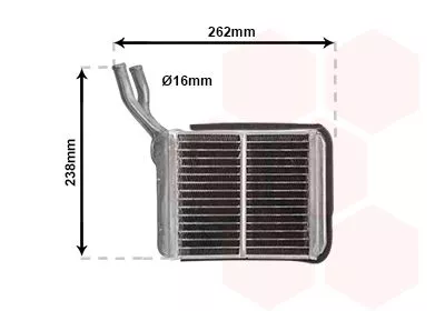 Kachelradiateur, interieurverwarming