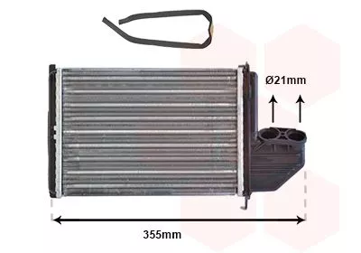 Kachelradiateur, interieurverwarming