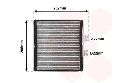 Kachelradiateur, interieurverwarming