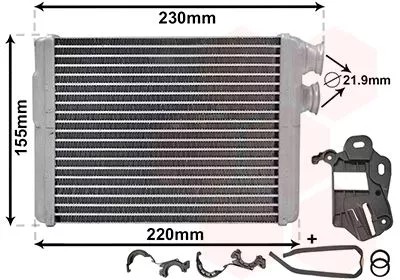 Kachelradiateur, interieurverwarming