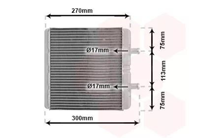 Kachelradiateur, interieurverwarming