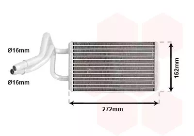 Kachelradiateur, interieurverwarming