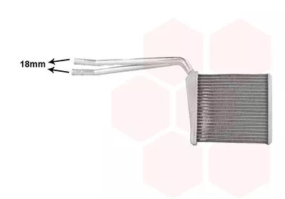 Kachelradiateur, interieurverwarming