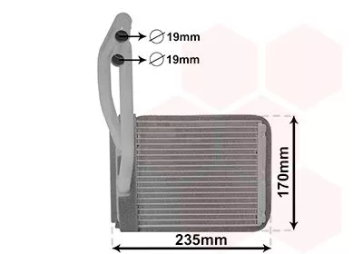 Kachelradiateur, interieurverwarming
