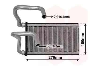 Kachelradiateur, interieurverwarming