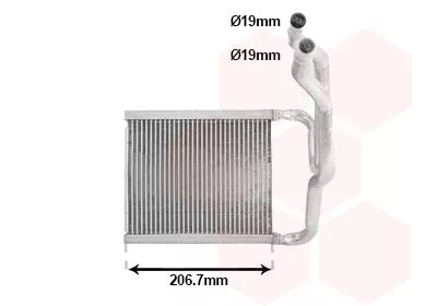 Kachelradiateur, interieurverwarming