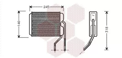 Kachelradiateur, interieurverwarming